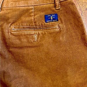 IZod corduroy plain front pants. Size 36/32
